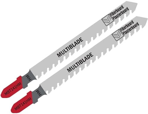 Multiblade Stichsägeblatt, für Gips- und Zementfaserplatten, 100mm, Standard, 2 Stück