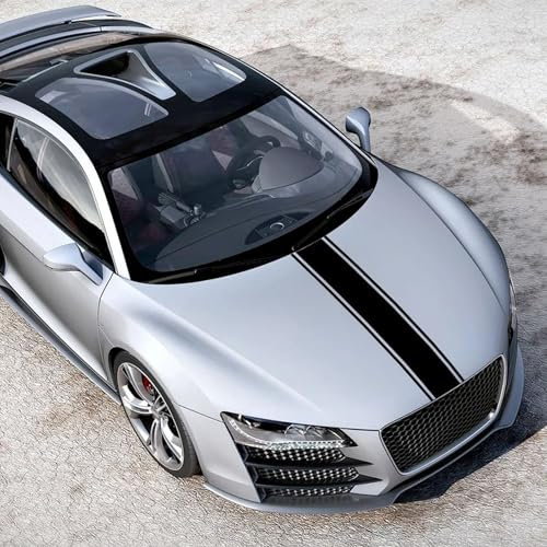 GUPEB Verschiedene Größen Universal Auto Motorhaube Abdeckung Seitenaufkleber, passend für Mode Grafik Auto Tuning Zubehör Vinyl Film