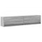 vidaXL Mueble de TV de Pared con LED Gris Sonoma 180x31x38 cm, Mueble Flotante para TV, Armario de Pared, estantería para TV, Mueble Colgante para TV