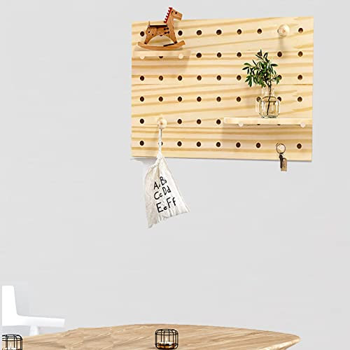 Coffret de Compteur électrique décoratif, étagère de Rangement Vide, Panneau perforé en Bois, Coffret de Compteur électrique, décoration de la Maison, Bois, 40x50cm (Couleur : Bois