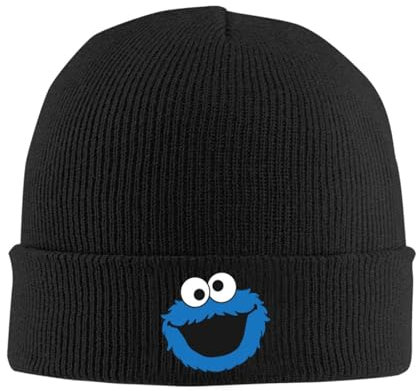 KUGEUII Damen Winter Hüte Thermo Hut Herren Krümelmonster Warme Strickmütze Mode Haube Hut Herbst Winter Outdoor Mützen Hüte für Männer Frauen Erwachsene Geschenke für Paare