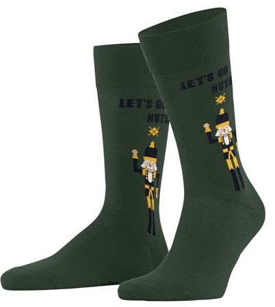 Burlington Herren Nutty Nutracker Socken Baumwolle atmungsaktiv