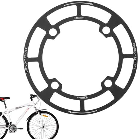 Generisch Fahrrad Kettenblatt Schutz,Kettenradabdeckung Aus Aluminiumlegierung - Sport Zahnkranzschutz Zubehör Einfache Montage Für Mountainbike Straße Fahren