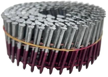 Hot Dip Galvanized Round Head Framing Nails, Pneumatic Coil Nails for Industry Pallet 45mm Length 300pcs