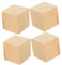 Mipcase 1 Jeu Bloc De Rehaussement Soutien Rehausseur De Pied De Meuble Halters Niveleurs Rehausseur De Lit Blocs De Montage Cubiques Lever des Blocs Éleveurs Bois 4 Pièces