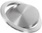 TOPBATHY Couvercle de Ronde Acier Inoxydable Couvercle Basculant Automatique pour Cuisine Salle de Bain Installation Facile Silencieuse Compatible Divers Contenants à Ordures
