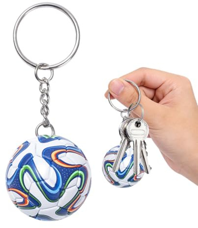 Clés de Voiture en Porte-Clés Créatif Pendentif Personnalisé, Porte-clés en forme de ballon de football, Accessoire Cadeau Décoration pour Voiture, pour garçons et filles