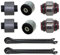 BESTPRICE 2x Querlenker Hinterachse unten links & rechts, 2x Lagerung Radlagergehäuse hinten vorne, 2x Lagerung Radlagergehäuse hinten oben, 2x Lagerung Radlagergehäuse hinten unten Kompatibel mit BMW