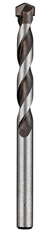 kwb ROCKER Mèche à béton et à pierre Ø 8 mm avec plaquette en métal dur de haute qualité brasée à haute température, transport optimal de la poussière de perçage et tige ronde, extrêmement durable