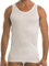 GARDA - 3pz Canotta Spalla Larga, Intimo Uomo 100% Cotone Filo di Scozia Art. 0030 (Bianco, 4/M)