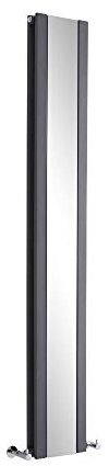 Hudson Reed Sloane - Design Heizkörper 1800mm x 265mm in Anthrazit