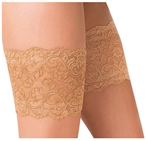 Gabriella Strumpfbend mit breitem Silikon (3/4 5868), beige, beige, 23/33 royaume-uni