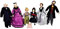 Melody Jane Puppenhaus Viktorianisch Familie mit 7 People Miniatur Porzellan Figuren
