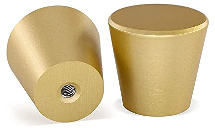 goldenwarm 15 Stück Schrankknöpfe Gold Schubladenknöpfe Griffe Möbel Gold Möbelknöpfe Vintage Knöpfe Kommode Griffe für Küchenschränke Möbelgriffe Vintage Möbelknöpfe