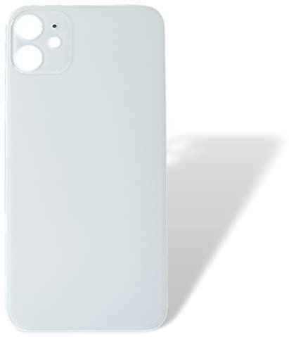 Smartex® Tapa Trasera en Vidrio Compatible con iPhone 11 | Back Glass (Blanco)