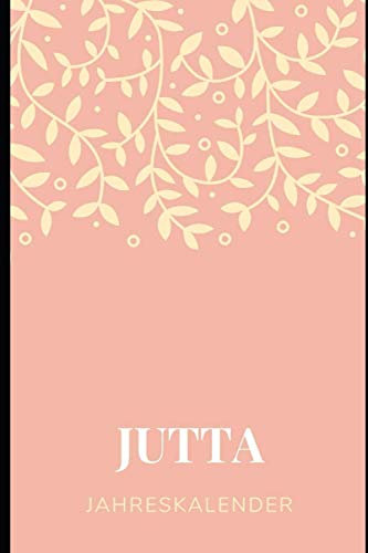 JAHRESPLANER FÜR JUTTA: BULLET-JOURNAL STYLE - PERSONALISIERT FÜR DEN NAMEN JUTTA - EWIGER KALENDER - EINE SEITE PRO TAG - GESCHENKIDEE FÜR FRAUEN