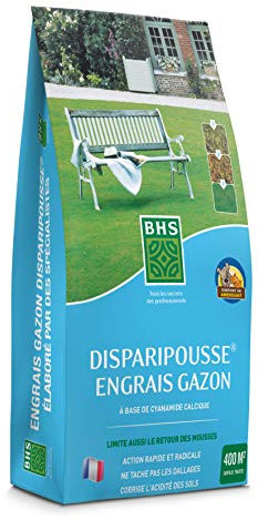 BHS DISPA16 Disparipousse 16kg Engrais Gazon Doté d'une Double Action : Restructure Et Fertilise