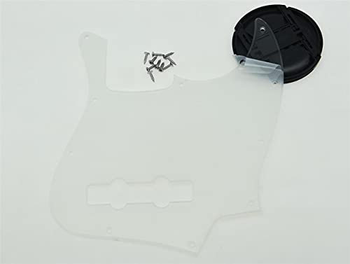 Dopro Jazz Bass J Bass Pickguard für USA/Mexican 4 String FD Jazz Bass klar / transparent 1-lagig