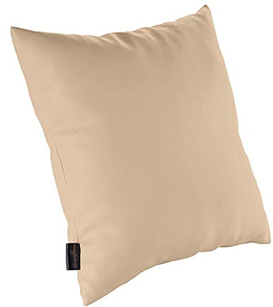 pader medi.tech Kopfkissen mit Schaumstoff-Flocken, 40x40cm, Therapiekissen, Lagerungskissen für die Physiotherapie mit Kunstlederbezug | abwaschbar, bequem | Elfenbein