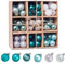 UYOTBKEUB Weihnachtskugeln Weihnachtsdeko Set,99 Pcs Kunststoff Weihnachtsbaumkugeln Box Christbaumkugeln Plastik Bruchsicher, Weihnachtsbaumschmuck