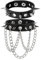 Manfnee 2 Stücke Punk Gothic Armband für Männer Frauen Leder Spike Rivet Metall Nieten Armbänder Wristbang