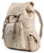 Großer Hanf-Rucksack – umweltfreundlich, Unisex, rustikal, langlebig, Tagesrucksack von Freakmandu White, Weiss/opulenter Garten, Large, Reiserucksäcke