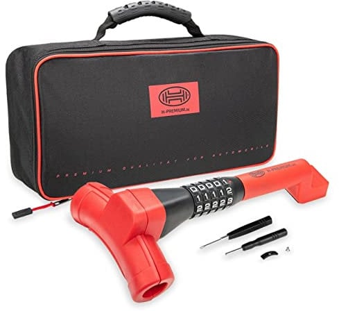 HEYNER Car Steering Wheel Lock T-Block PRO Anti Theft Protection T-bar Steering Wheel Block 850400