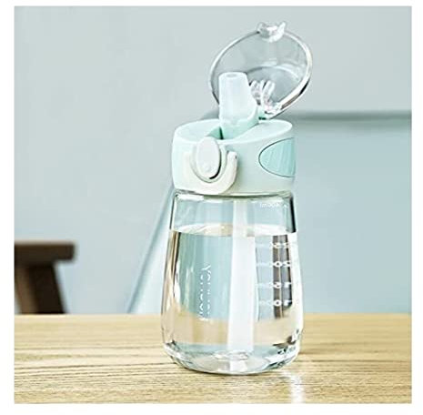 Tigrun Bottiglia Borraccia Sportiva Borraccia con Simpatica Bottiglia A Prova di Perdite Senza BPA Borraccia in Plastica Resistente Bottiglia Acqua (Color : Green, Size : 700ml)