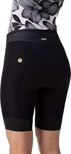 Alé Cycling Damen R-ev1 Velocity HD Radhose, Schwarz, M