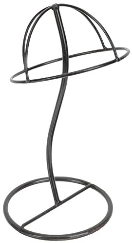 Zerodeko Espositore per Cappello in Metallo: Espositore per Cappello da Tavolo in Filo Metallico Autoportante Porta Parrucca Organizzatore Espositore per Vendita Dettaglio per