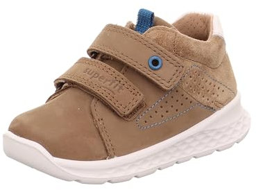 Superfit Jungen Breeze Lauflernschuhe, Braun Blau 3000, 22 EU Schmal