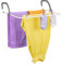 Relaxdays Étendoir, Lot de 2, sèche-Linge à accrocher, pour Balcon, radiateur & Camping, Peu encombrant, 7 Cordes séparées, Blanc