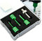 KURSTOL Diamant-Bohrkrone Kit - Diamantbohrer Dreikant Schaft 6/8/10mm+Adapter von Sechskantschaft auf M14 Gewinde Diamant Lochsägen Diamant Fingerfräser für Porzellan Fliese Granit Marmor