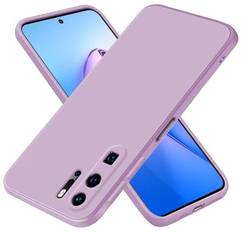 EASSGU Hülle für Huawei P30 Pro / P30 Pro New Edition (6.47 Inches), Weiche TPU Silikon Hülle - Gras lila