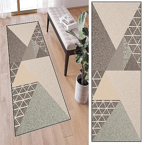 Teppich Läufer, Küchenläufe 100 x 230 cm rutschfest & Antistatisch Küchenteppich Teppichläufer Läufer Teppich Lang Flur Erhältlich in vielen Größen für Flur & Wohnraum, H