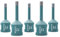 JeeynoTols Dry Diamond Core Drill Bit 5pcs 6mm - Brazed Diamond Drill Bit for Porcelain Tiles,Stoneware,Ceramic,Marble,Granite,Suitable For Angle Grinders,with M14 thread