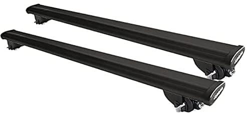Barre portatutto Aerodynamic Black in alluminio della Farad con kit compatibile con FIAT TIPO SW 5 porte dal 2016 in poi con corrimano basso (railing integrati)