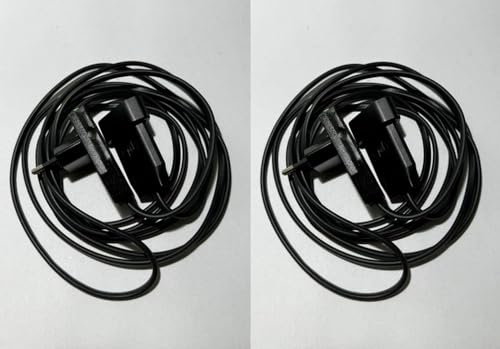 Euro-Verlängerung mit Schalter 3m weiß, extra Flacher Winkelstecker, WSP2x041335 Doppelpack, ideal bei wenig Platz, Euro-Kupplung, Kabel 2x0,75mm²