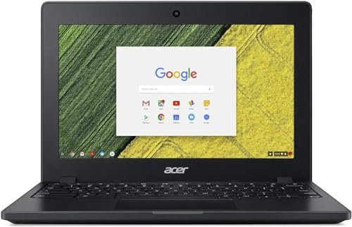 acer Chromebook 11 C771T, Intel Celeron 3855U, pantalla táctil HD de 11.6 pulgadas, LPDDR3 de 4 GB, eMMC de 32 GB, durabilidad MIL-STD 810G, WiFi, Bluetooth, Google Chrome
