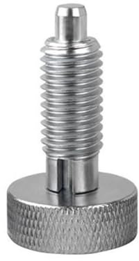 2 pistoni a molla retrattili in acciaio inox, maniglia di blocco a sgancio rapido, con impugnatura zigrinata, M16