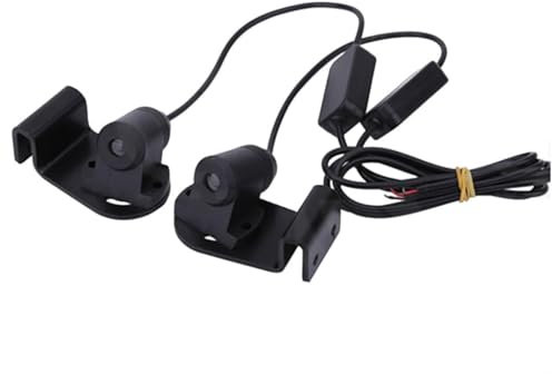 BAIRU 2 Stück Auto Engelsflügel Willkommenslicht Schatten Glühbirne Atmosphärenlampe Türwarnung LED Schlaf Fahrzeug Für 12–24 V Projektion L Innenbeleuchtung LED Marine Boot Mehrfarbig