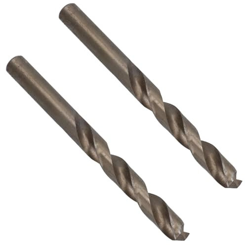 13mm Metric HSS Cobalt Steel Drill Bit with 12mm Shaft for 1/2in Chuck 2pc