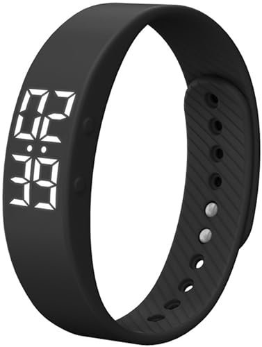 Fitnessuhr Damen Herren Uhr Digital Schrittzähler ohne App und Handy Laufuhr Kalorien Distanz Fitnessarmband Sport Armbanduhr Digital Uhr Armband Stoppuhr Fitness Tracker Kinderuhr Wecker