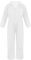 Yhong Kinder Einteiler Jumpsuit Arbeitsoverall dünne Ganzkörperanzug Arbeitshose Lang Stretch Langarmbody Hosenanzug Handwerker Maleranzug Uniform Weiß- 158-164
