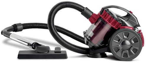 YZRDCXM 2600W Bagless Cylinder Vacuum Cleaner,Easy Empty Dust Container,Compact and Portable,1.5 Litre Capacity, 5m Power Cord, 4 stage HEPA filter for Dust, Dirt and Allergens