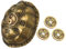 QUMIIRITY 1 Set Glücksbringer Schildkrötenpanzer Aus Feng Shui Dekoration Divinationsspiel Für Zuhause Glücksmünzen Und Mystik Desktop Deko Für Freunde Und Familie