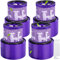 ROELLY Staubsauger Filter für Dyson V10 SV12,Passend für Dyson Cyclone V10 Absolute,Animal,Motorhead,Total Clean,Teilenummer 969082-01,4 filter und 1 Reinigungsbürste,Waschbar Wiederverwendbar