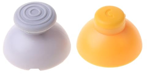 YIBOZI 2 tapas de agarre para el pulgar para mando de NGC Gamecube, cubierta de joystick para funda de gamepad, accesorios de silicona derecha