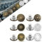 6 PCS Buttons for Jeans,Jeans Button,Jeans Buttons Metal Replacement,for Jeans, Shoes, Hats, Bags,Children's wear,Down Jackets,DIY Projects and Other Types of Fabrics. （Six Styles）