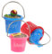 FUNNETOYU 3Pcs Miniature Beach Bucket Ornaments Realistic Resin Dollhouse Accessories for Garden Scene Decor Coastal Christmas Decoration and Beach Holiday Theme